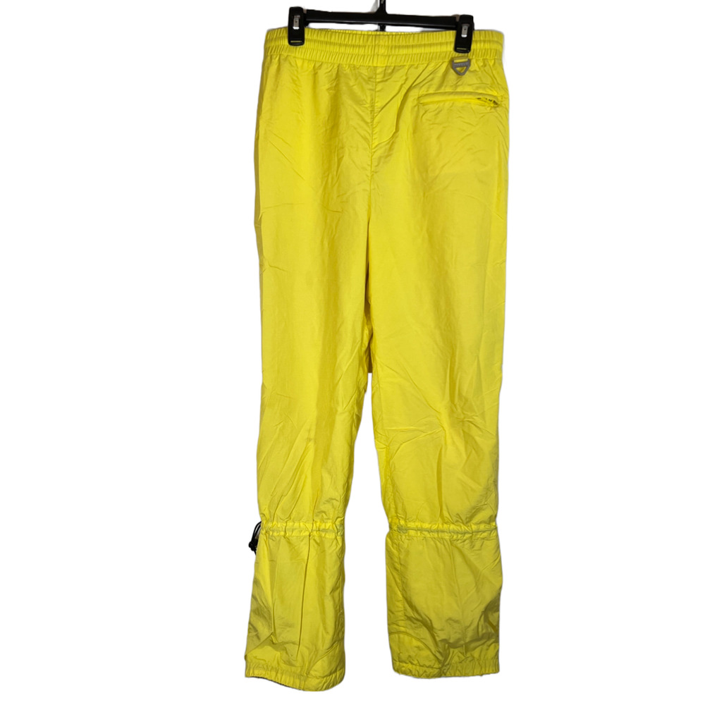 Vintage Tyrolia Yellow Ski Pants Mens Medium Yellow Drawstring Elastic AS IS